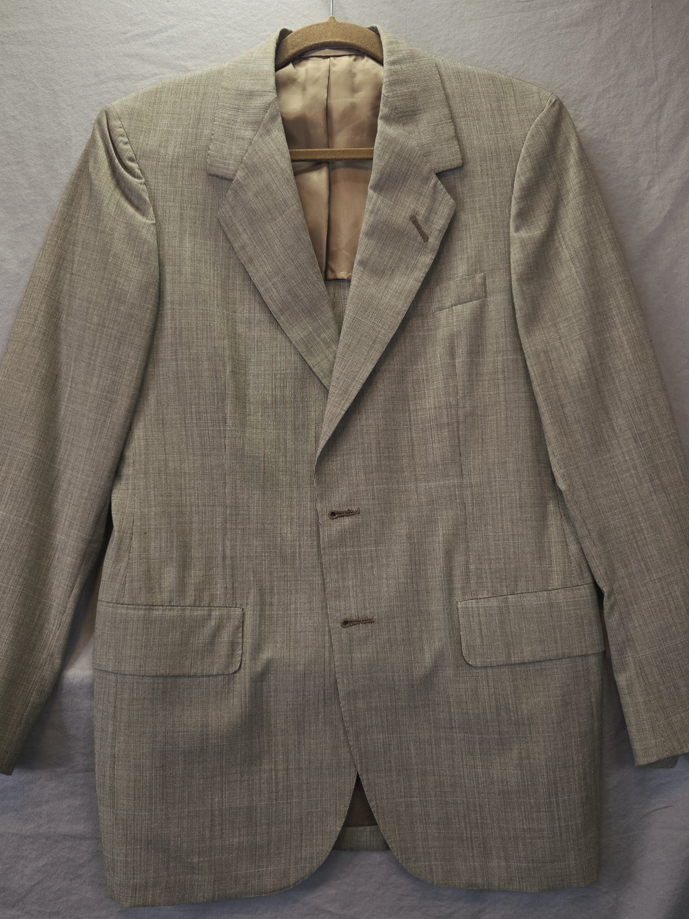 Vtg Oxxford Clothes Non Pareil Hand Tailored Suit Jacket 38 Frost Bros Luxury